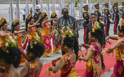Kedatangan Wakil Presiden Zimbabwe Kembo Mohadi