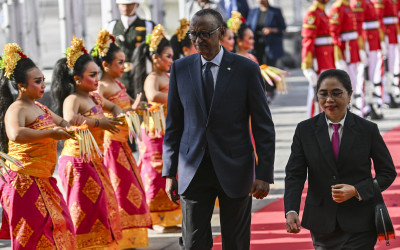 Presiden Rwanda tiba di Bali