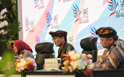 Press Conference of Minister Sandiaga Uno