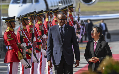 Presiden Rwanda tiba di Bali