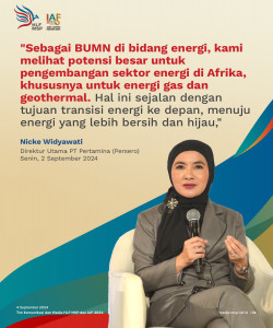 Perkuat Ketahanan Energi  dengan Ekspansi Global ke Afrika