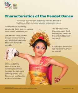 Introducing the Pendet Dance A Unique Balinese Dance for Welcoming Guests at HLF MSP and IAF 2024