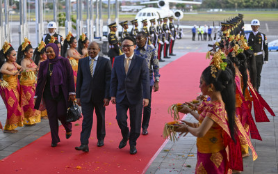 Kedatangan Presiden Zanzibar Hussein Ali Mwinyi