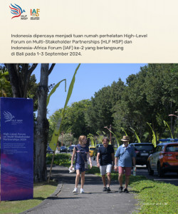 Desain Venue HLF MSP dan IAF 2024 Bertema Garuda dan SDGs